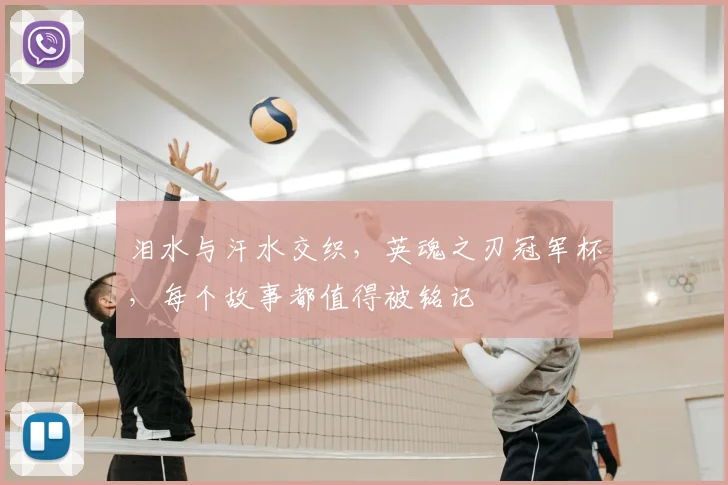 泪水与汗水交织,英魂之刃冠军杯,每个故事都值得被铭记
